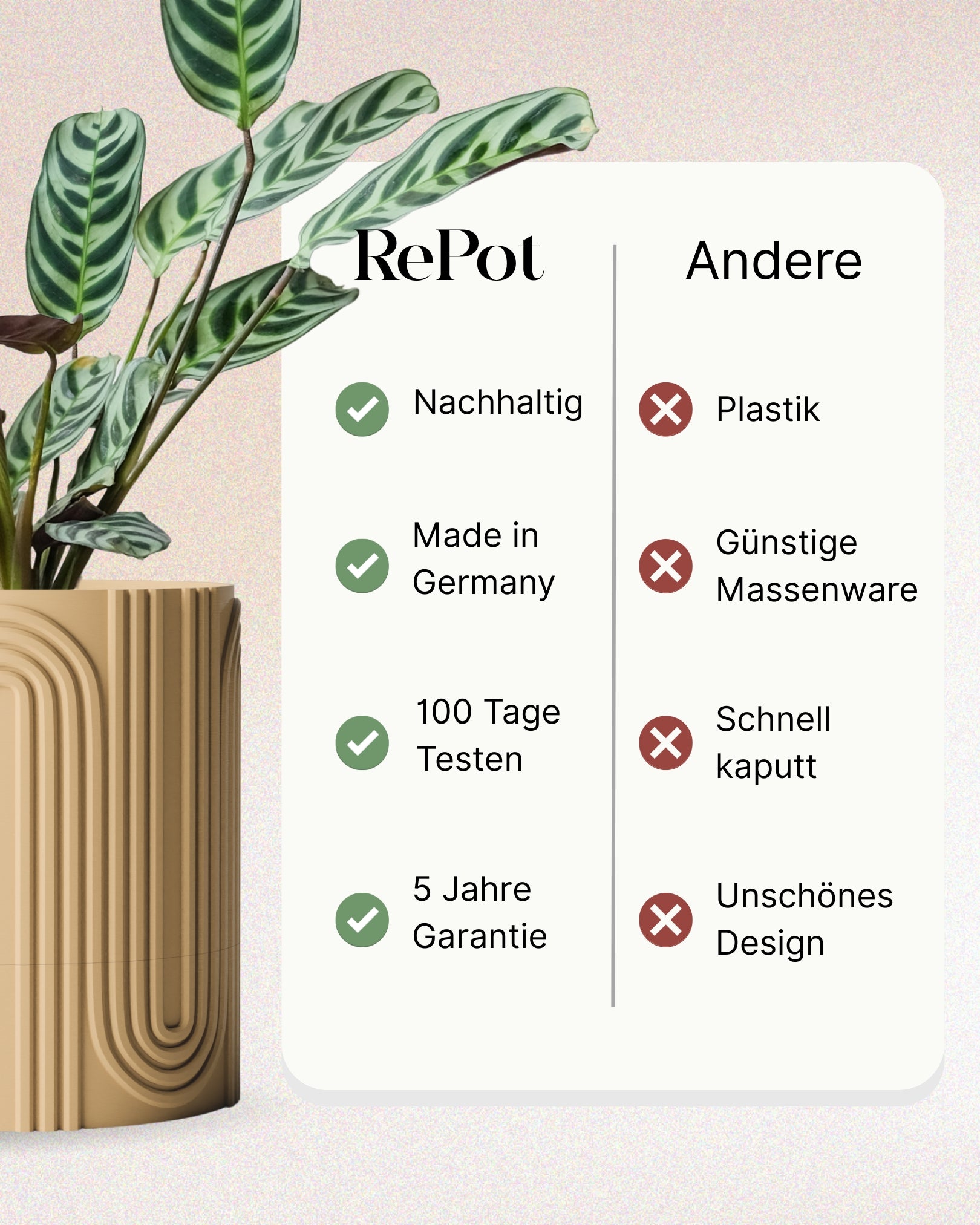 Selbstbewässernde "Nele"