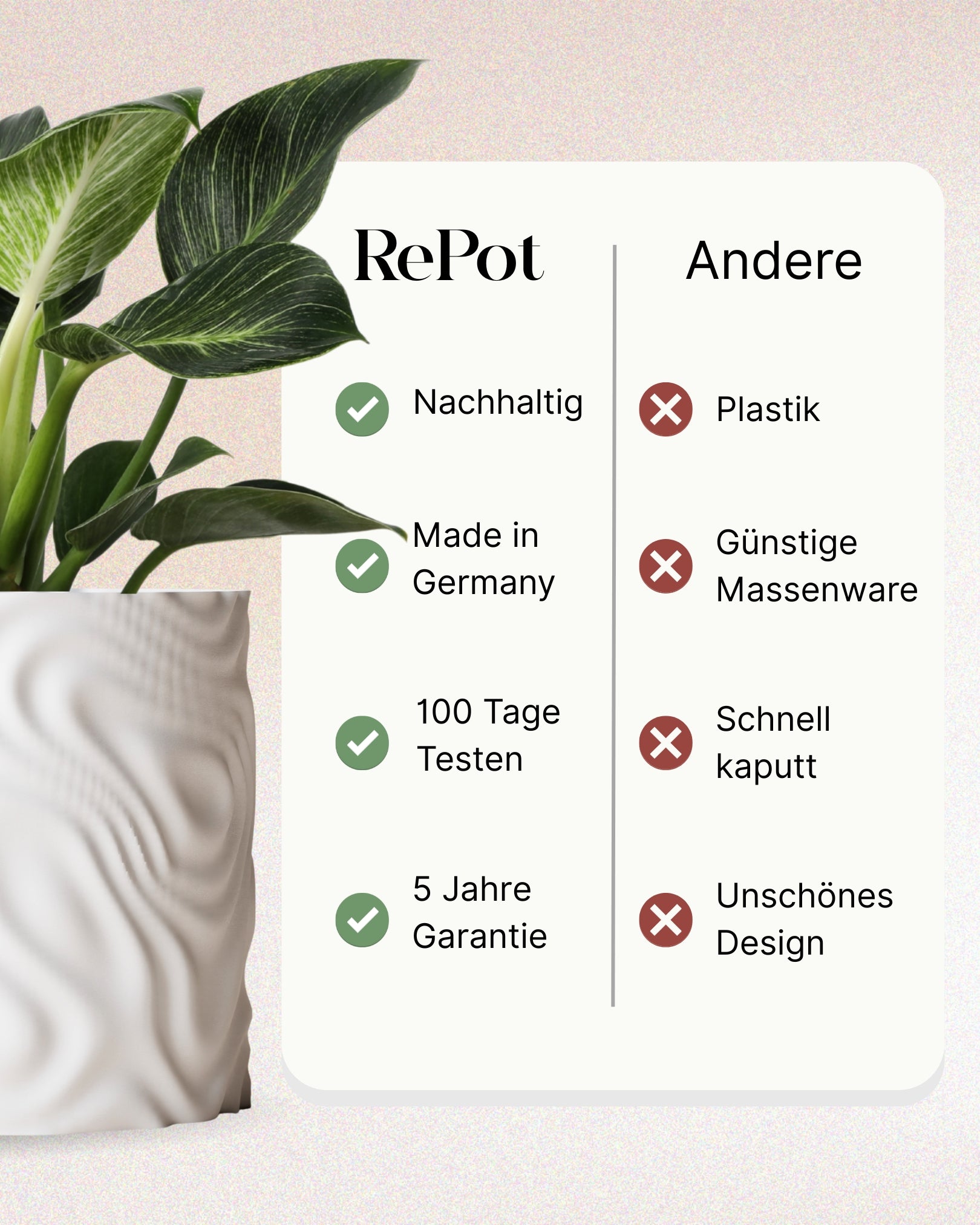 Selbstbewässernde “Olivia”