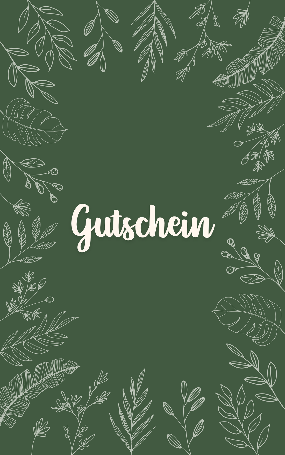 Grüner Daumen Gutschein